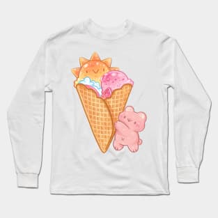 Sunny Ice Cream Long Sleeve T-Shirt